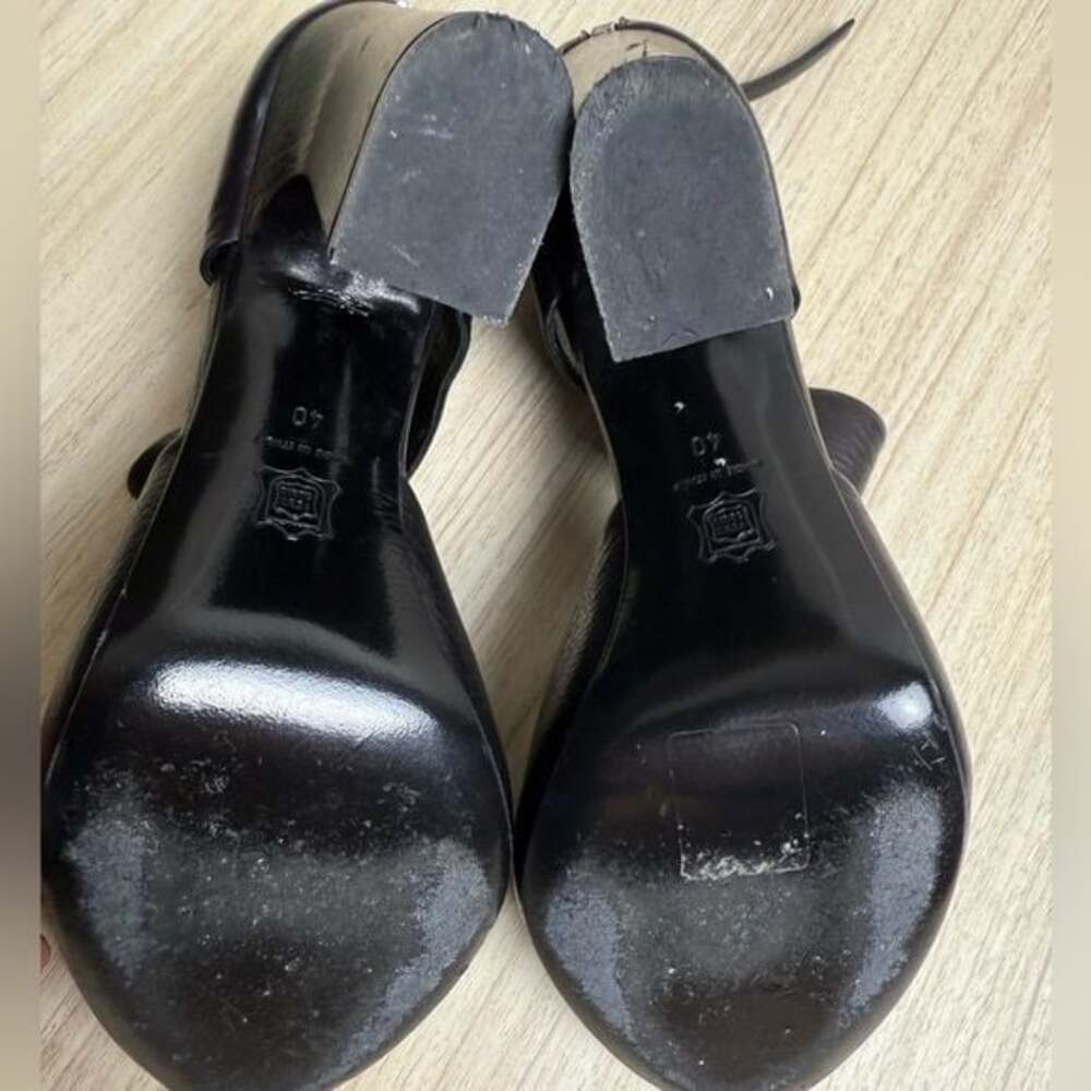 *Rare* Pierre Hardy - 5” Black Leather Block Heels - Sz 40 - Picture 3 of 8